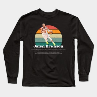 Jalen Brunson Vintage V1 Long Sleeve T-Shirt